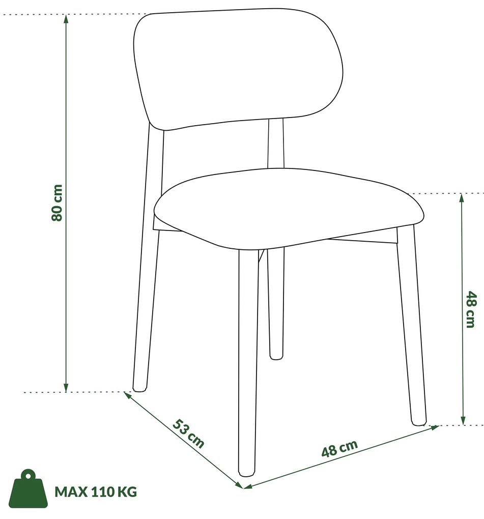ALMO Crème (stof Monza 90)/gelakt eiken frame – HOUTEN BOUCLÉSTOEL VOOR WOONKAMER, EETKAMER, KEUKEN RETRO