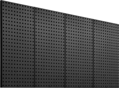 VEVOR Gereedschapswand, 61 x 30 cm, set van 4, stalen wandorganizer met prikbord, gereedschapsbord voor woonkamer, garage, gereedschapsopslag, werkbank, kantoororganisatie, hobbykamer, keuken, huis, zwart