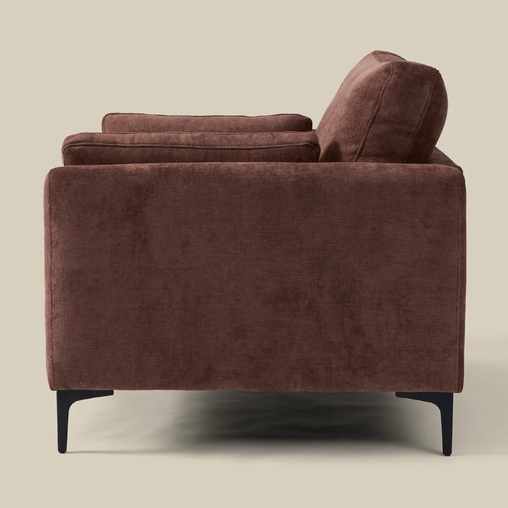 Fauteuil Roodbruine Stof