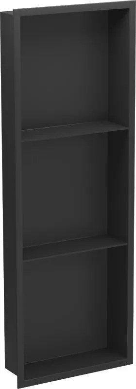 Mexen X-Wall-R nismand met flens en plank 90 x 30 cm, zwart - 1970903010S