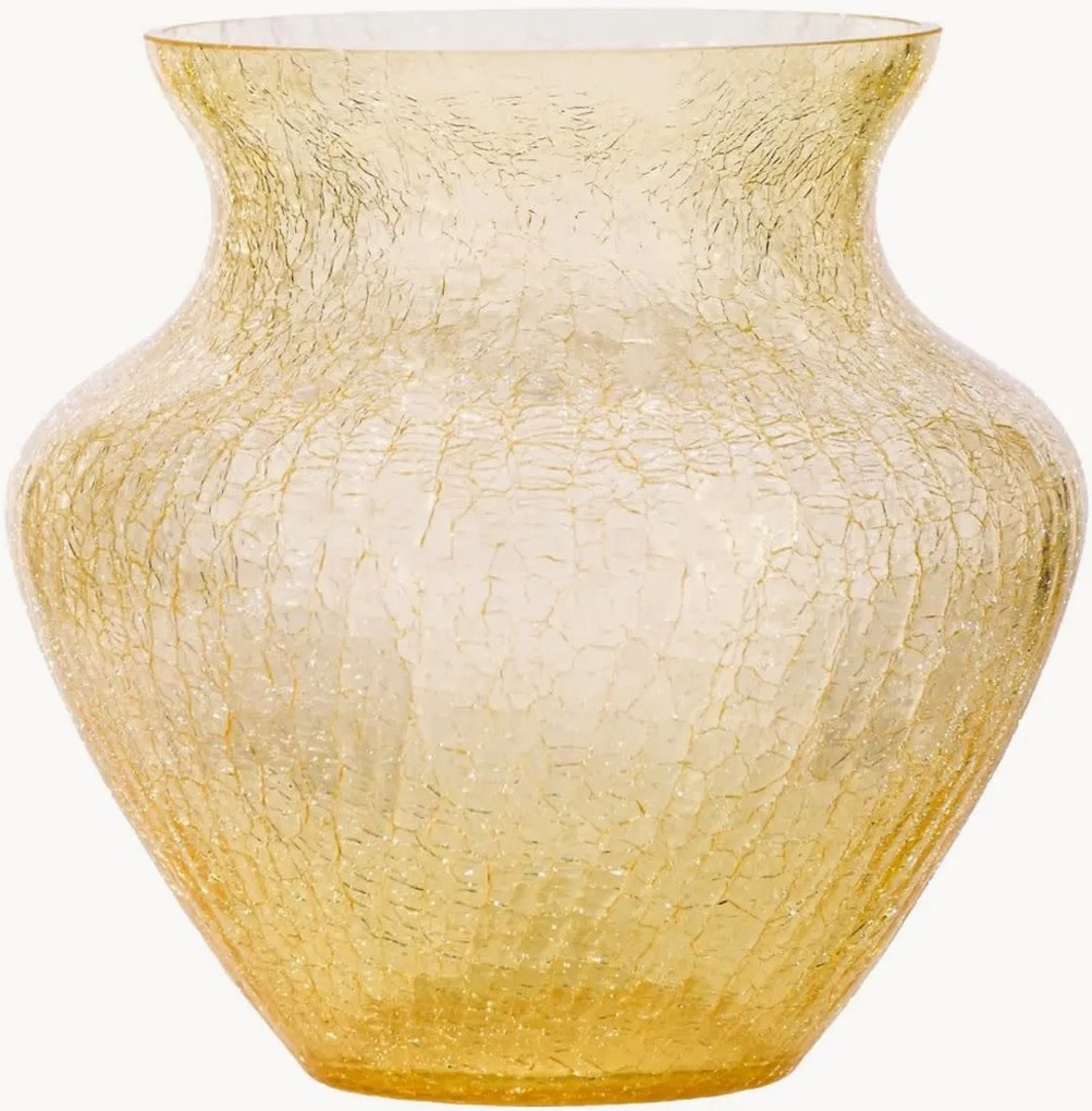 Mondgeblazen vaas Frosty Dahlia