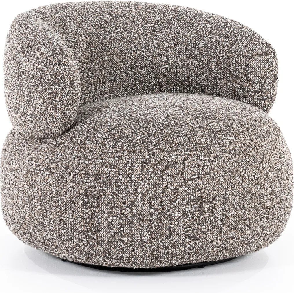 Draaifauteuil Rond Taupe