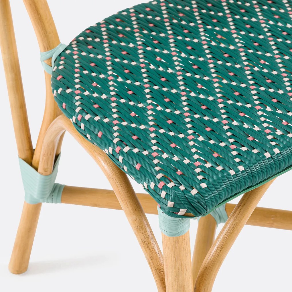 Set van 2 gevlochten stoelen, Musette