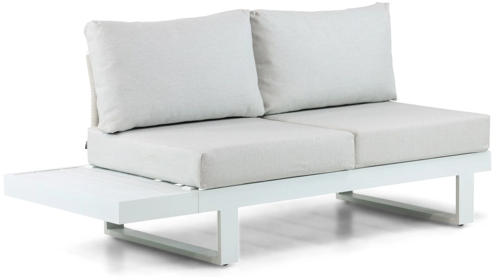 Hoek loungeset 5 personen Aluminium Wit Lifestyle Garden Furniture Lorenzo