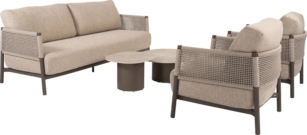 4 Seasons Savanne loungeset 5-delig - terre