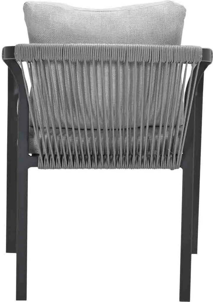Garden Impressions Tarera lounge dining stoel - donker grijs