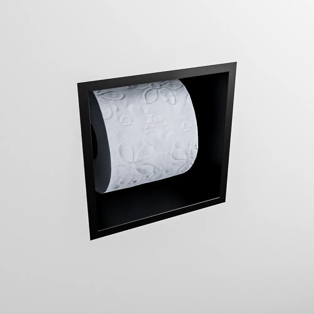 Mondiaz Easy Cube toilet rolhouder 16x16cm urban