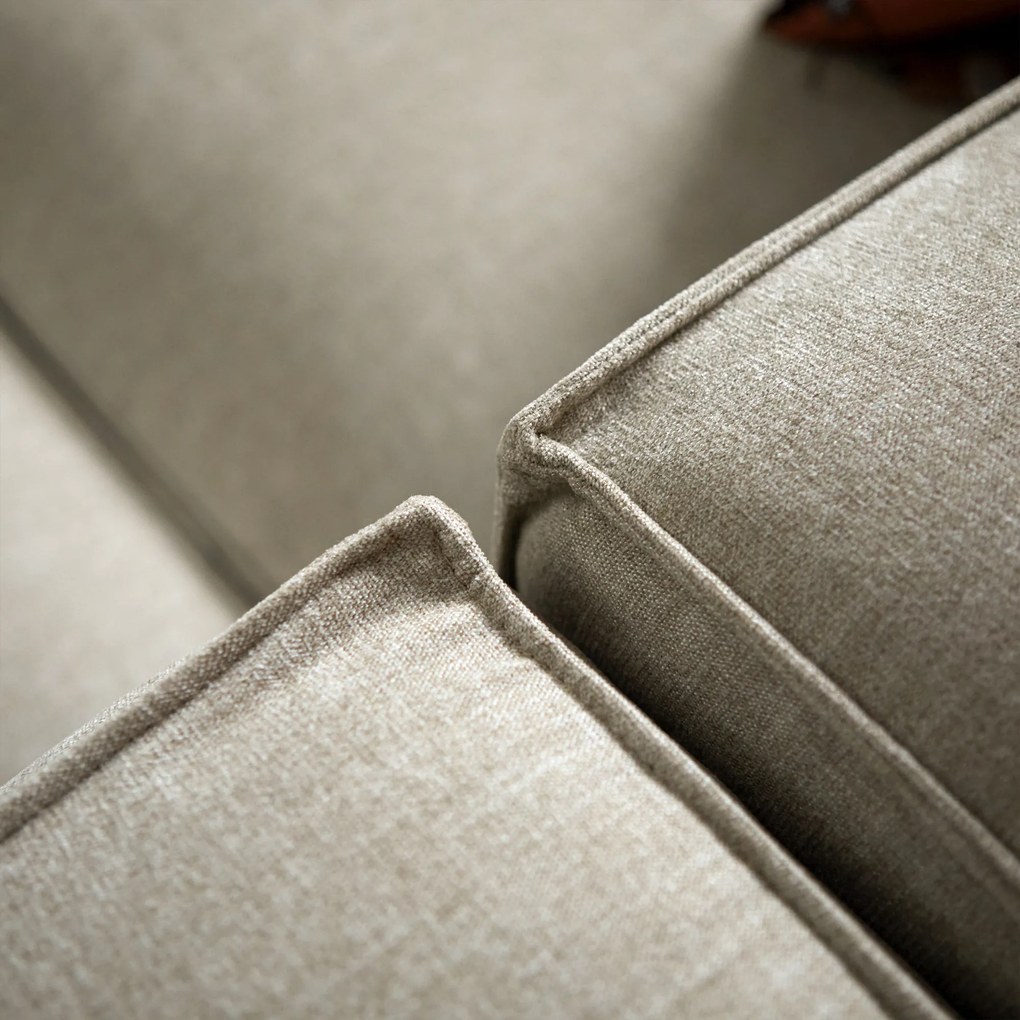 Beige Bank Met Chaise Longue Rechts
