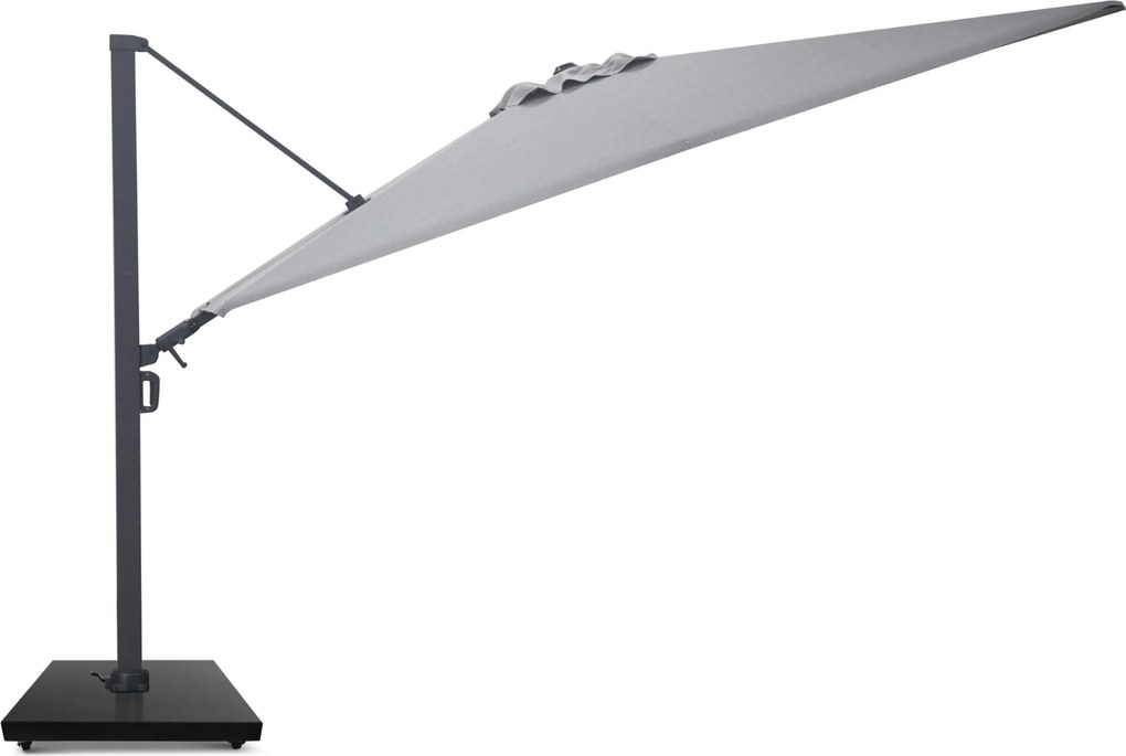 Zweefparasol  2.6x3.5m Concrete (excl. voet) Grijs-antraciet Camello Luna