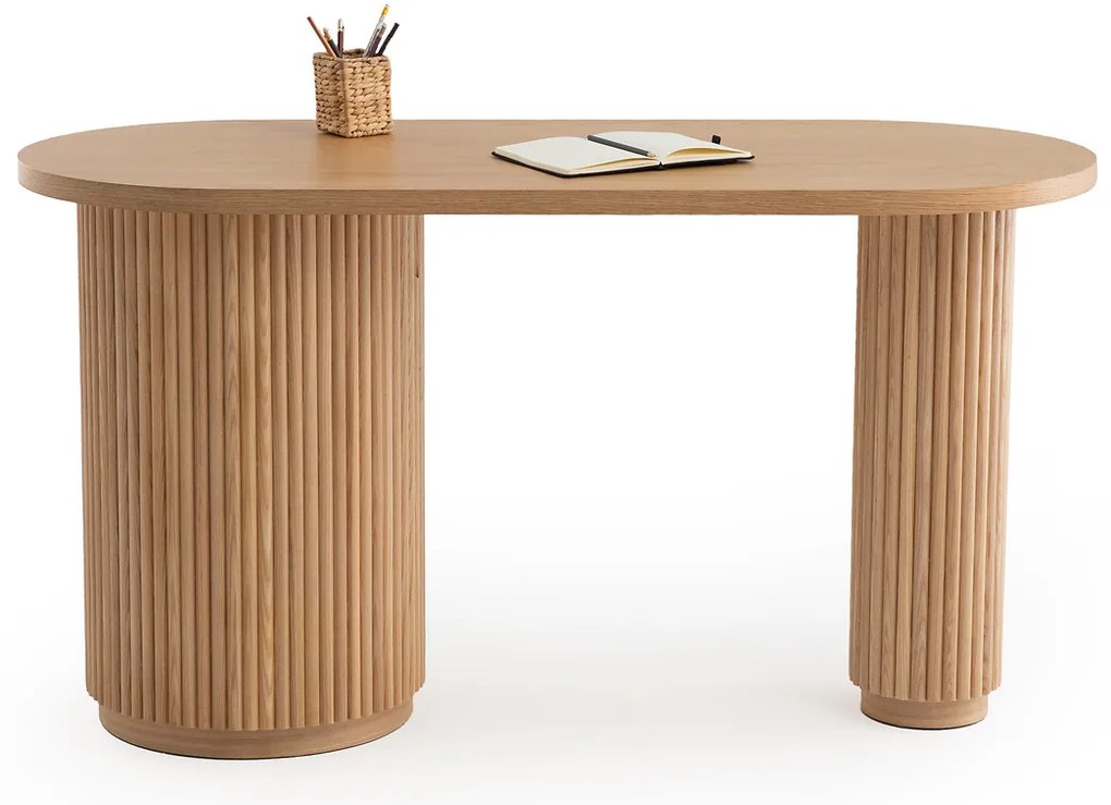 Bureau in organische vorm, 1 deur, Genna