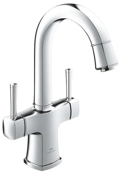 Grohe Grandera 2-greeps wastafelmengkraan m/waste hoog chroom 20666000