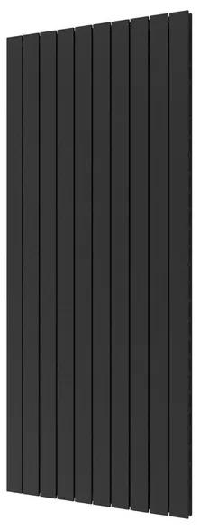 Plieger Cavallino Retto designradiator verticaal dubbel middenaansluiting 1800x754mm 1936W zwart grafiet (black graphite) 7255288