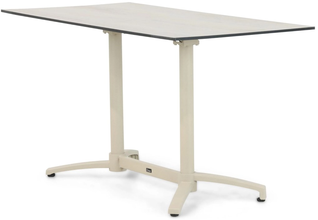 Tuinset 4 personen 140 cm Aluminium Zand/Beige Lifestyle Garden Furniture Ultimate/Marano