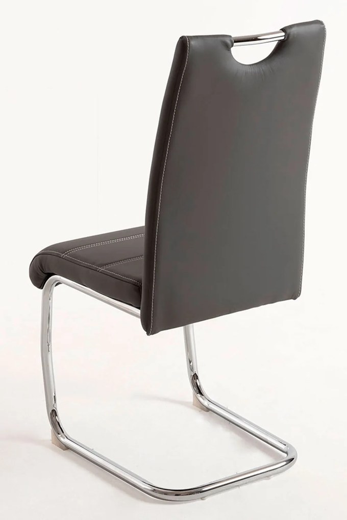 Set 4 Hallen Kunstlederen Stoelen