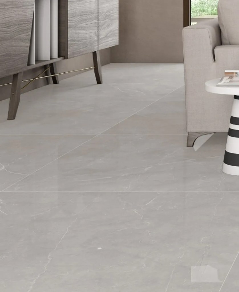 Gepolijste Vloertegel 60x120 Cm Marmerlook Casablanca Creme NAV4