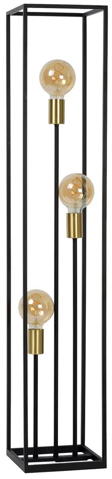 Lucide Ruben vloerlamp 22x120cm E27 zwart mat