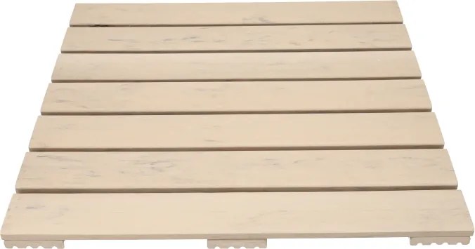 Terrastegel composiet 50 x 50 cm steengrijs gevlamd FSC (24 mm) massief
