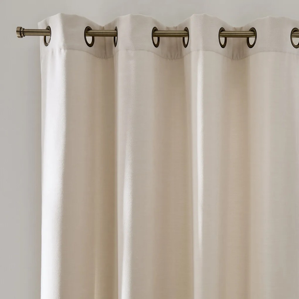 Gordijn in chenille fluweel met oogjes, Calda