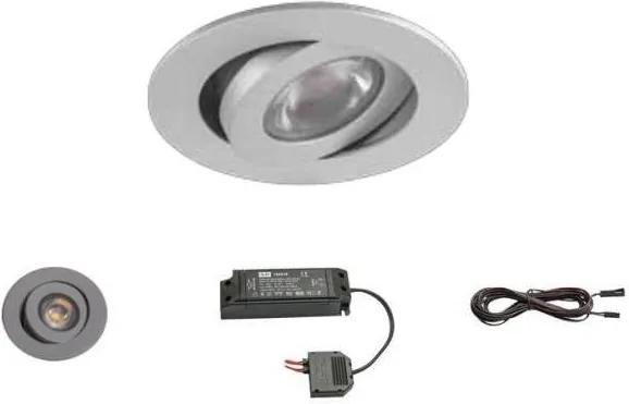Mini LED Inbouwspot Set Dimbaar - Set 2 x Spot (108214)