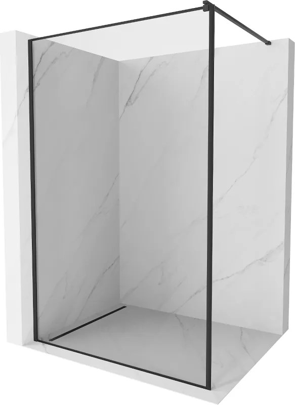 Mexen Kioto walk-in douchescherm 120 x 200 cm, zwart frame 8 mm, zwart - 800-120-101-70-70