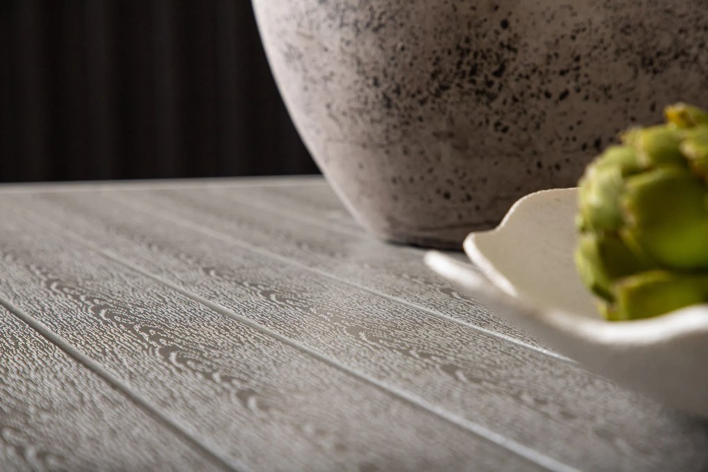 The Outsider Tuintafel - Toscane - Wit/Grijs - Alu/Polywood - 150x90 cm - The Outsider