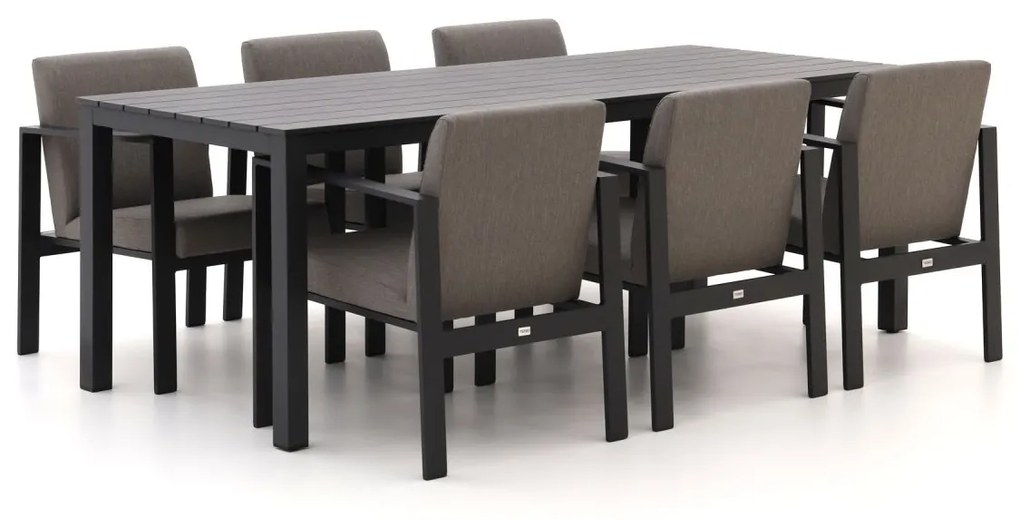 Il Tempo Turate/Menzano 220cm dining tuinset 7-delig
