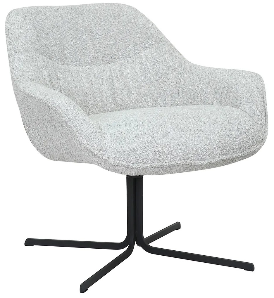 Starfurn Mila Draaibare Fauteuil Chenille Off White