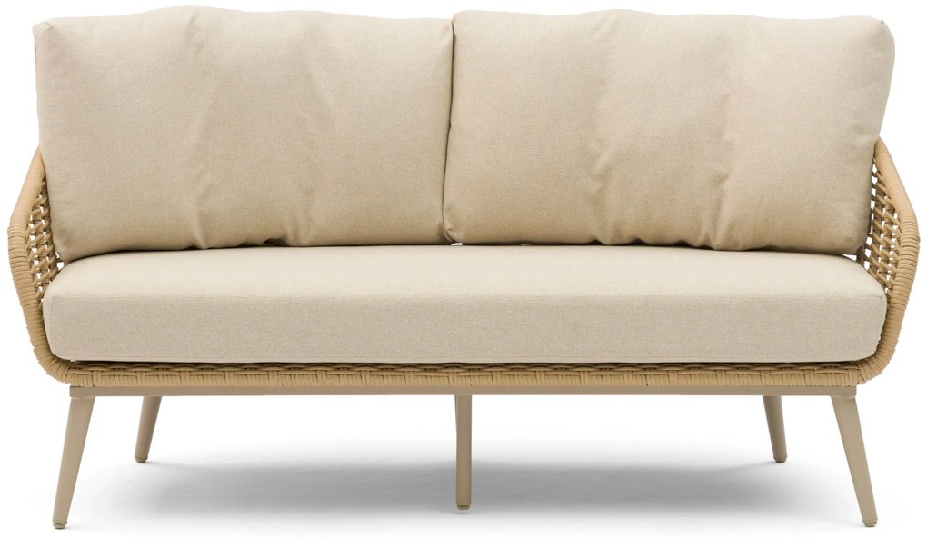 Stoel en Bank Loungeset 5 personen Aluminium/rope Grijs  Coco Vinci/Ronda