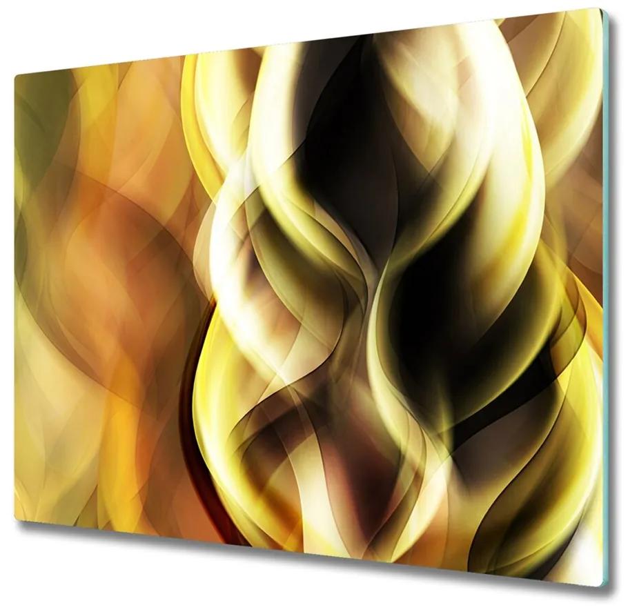 snijplank glas Gouden licht 60x52cm