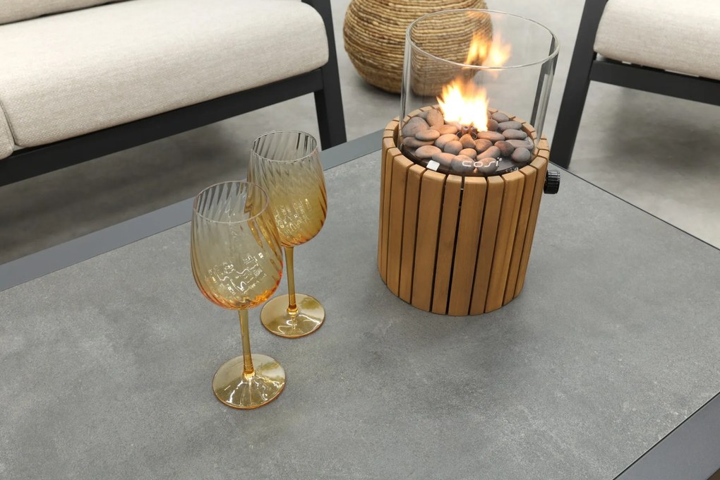 Boston/Atlanta stoel - 2-zitsbank loungeset - 4-delig