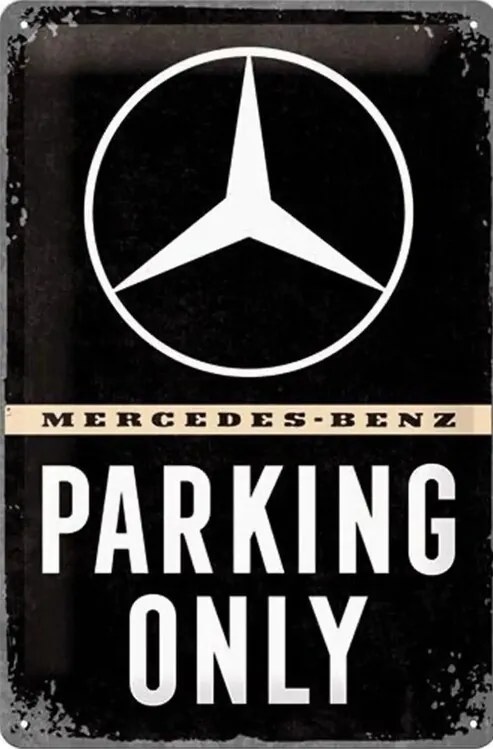 Metalen bord Mercedes-Benz - Parking Only