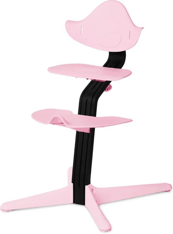 Highchair - Blackstained/Pale Pink - Kinderstoelen