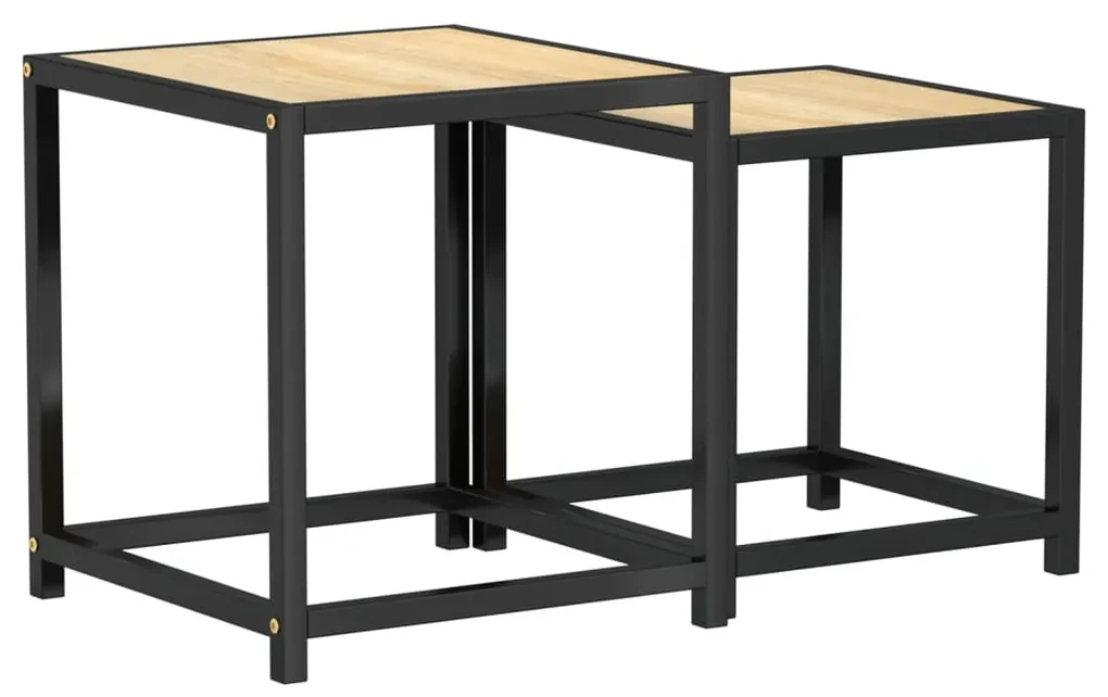 vidaXL Salontafels 2 st MDF sonoma eikenkleurig