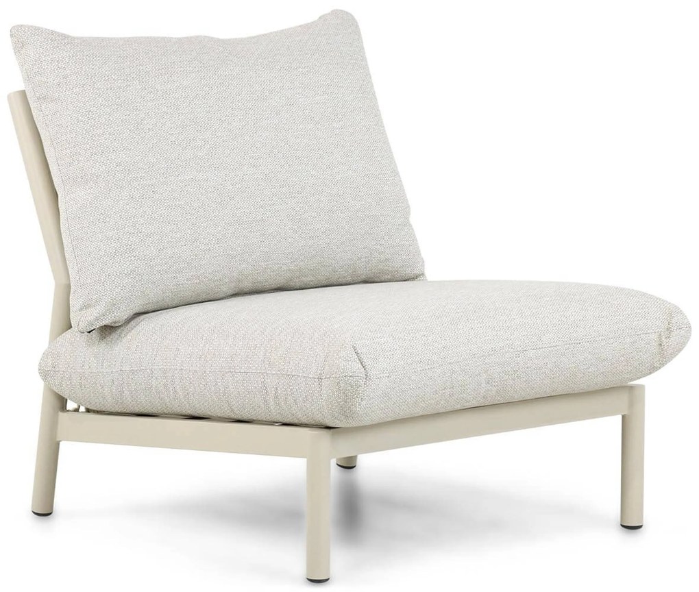 Hoek loungeset 6 personen Aluminium/rope Taupe Coco Sevilla