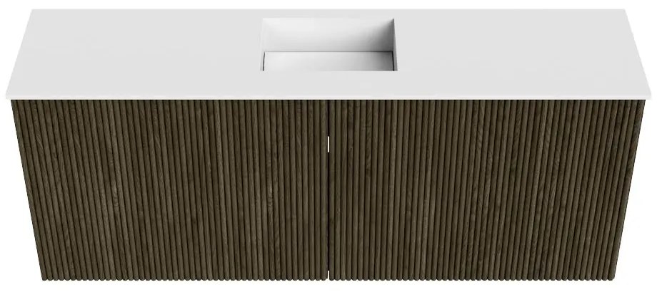 Mondiaz Joya 100cm toiletmeubel shadow met wastafel faye midden zonder kraangat talc