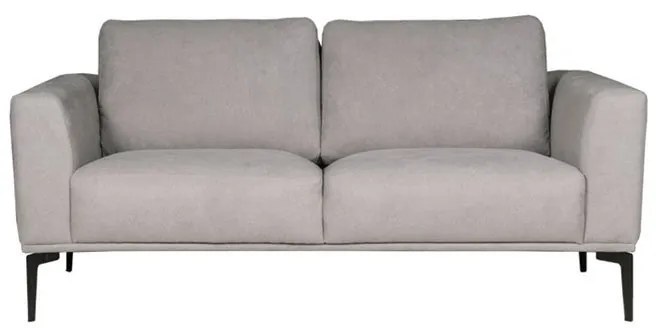 2 zitsbank - Tulp - stof Sorro lichtgrijs 90