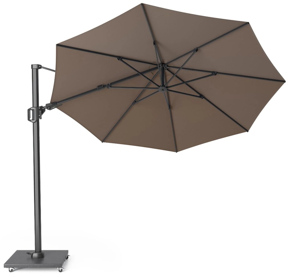 Platinum Challenger zweefparasol 3.5m T2 premium (excl. voet) havana