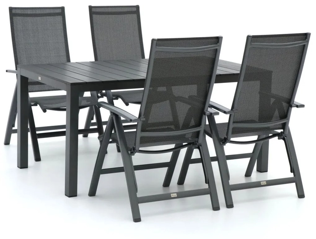 Bellagio Avenza/Fidenza 160cm dining tuinset 5-delig verstelbaar