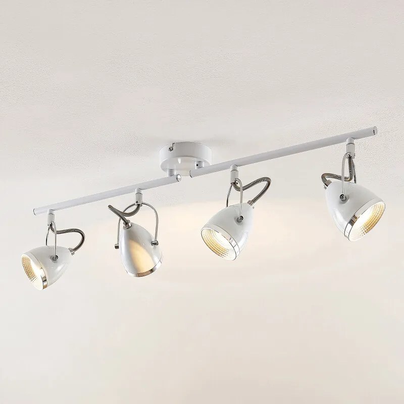 Jadon LED plafondspot wit 4-lamps - lampen-24