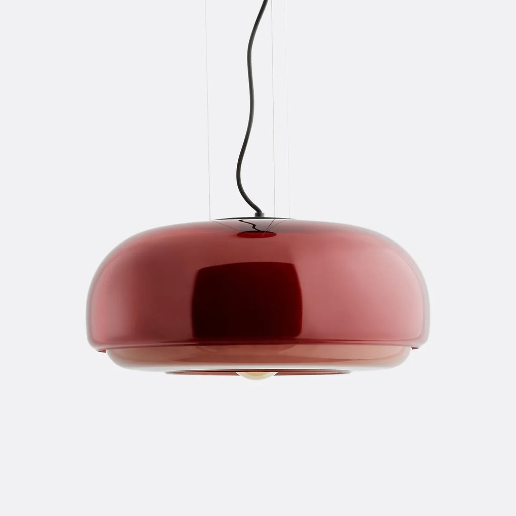 Hanglamp in gekleurd glasØ45 cm, Kinoko