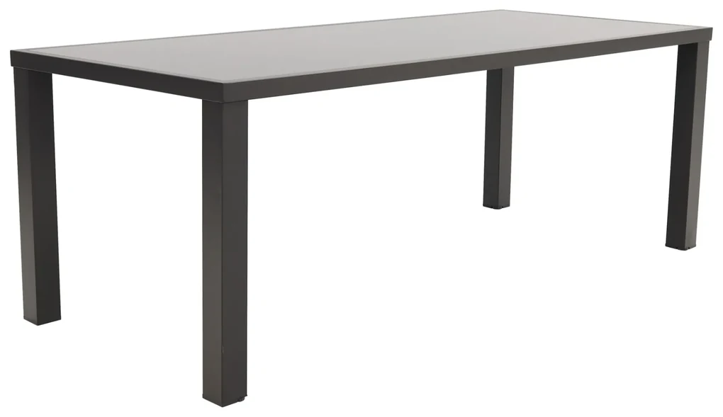 thumbnail: Mojawo Aluminium Tuintafel 90x90cm - WPC Imitatie Hout Blad, Antraciet Frame | Weerbestendig