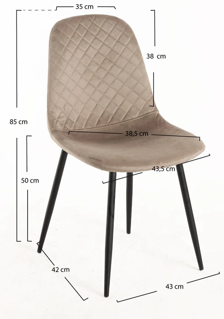 Pack 4 Stoelen Boide
