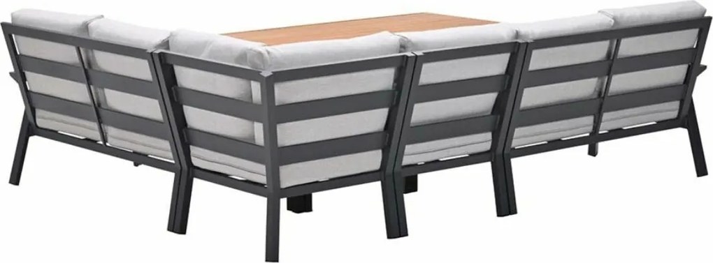 Garden Impressions Lissabon lounge dining set 5-delig L of R - valley sand