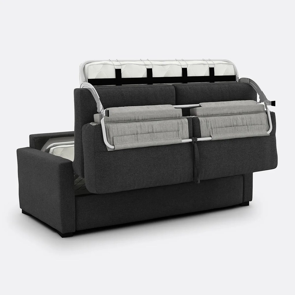 Slaapbank voor 2, 3 of 4 personen, schuim, polyester, TIMOR