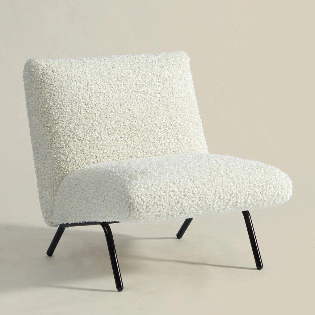 Teddy Fauteuil Merino Ivory