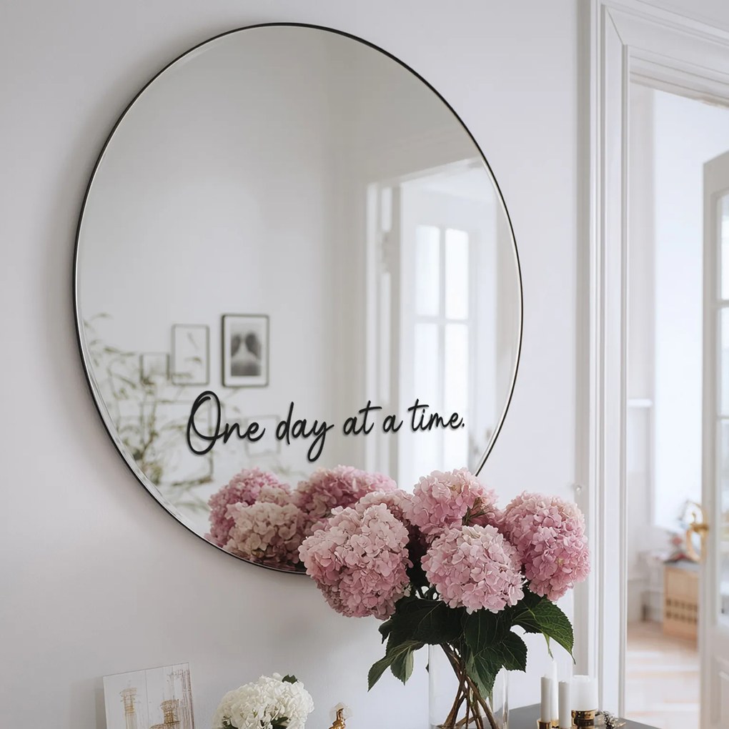 Spiegelsticker S24 – One day at time.