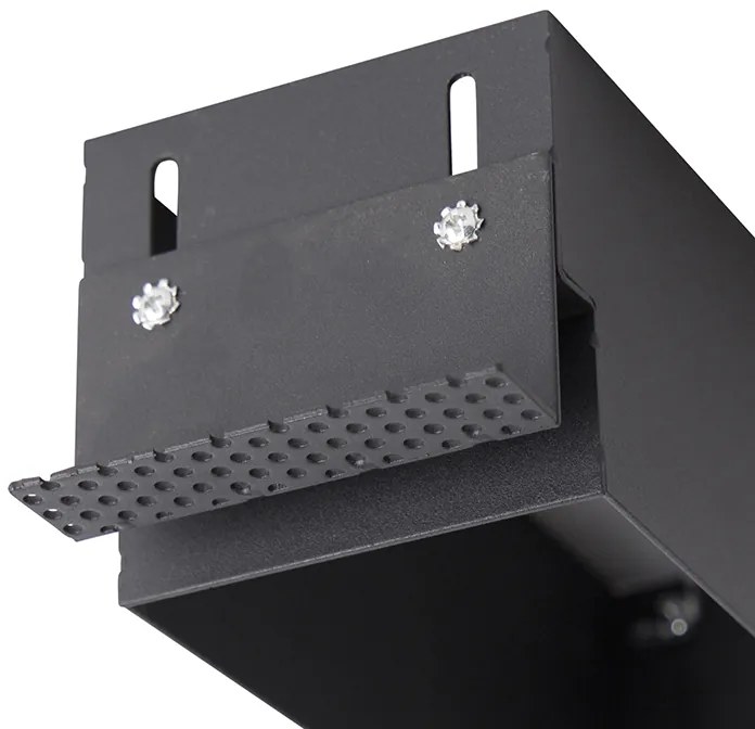 Inbouwspot zwart draai- en kantelbaar Trimless 2-lichts - Oneon Honey