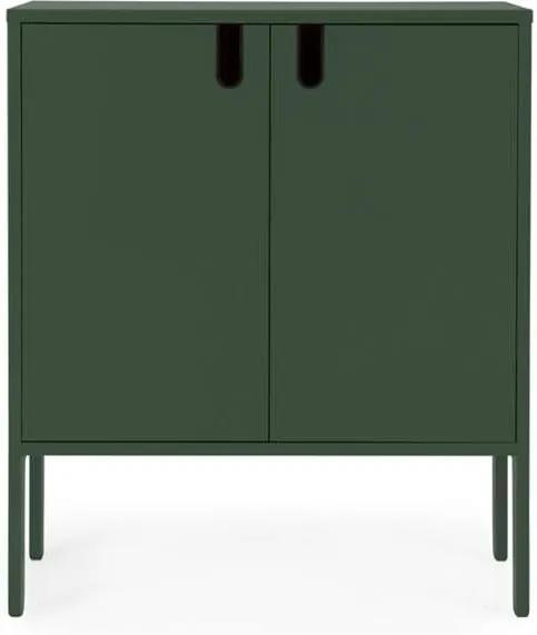 Tenzo wandkast Uno 2-deurs - groen - 89x76x40 cm - Leen Bakker