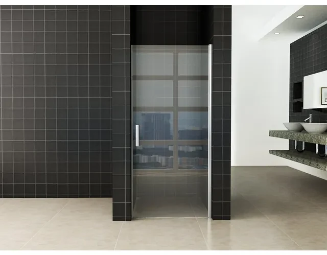Xellanz Cerra eco nisdeur 1000 x 1950 x 6 mm helder glas/chroom 20.4022