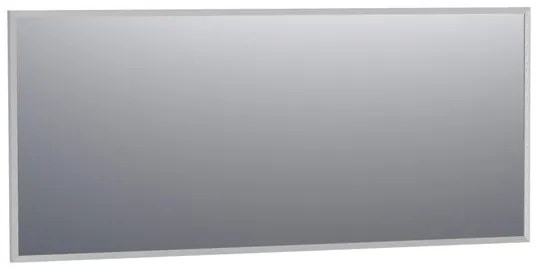 BRAUER Onyx spiegel - 160x70cm - rechthoekig - aluminium-kleurig geborsteld frame SP-ON160RHA